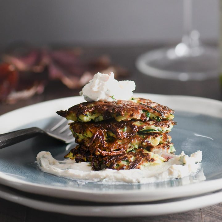 These crispy zucchini fritters are super easy to make and are the perfect way to sneak some tasty veggies into your meal! 