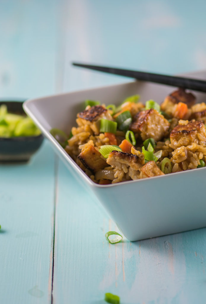Ginger Tofu Fried Rice
