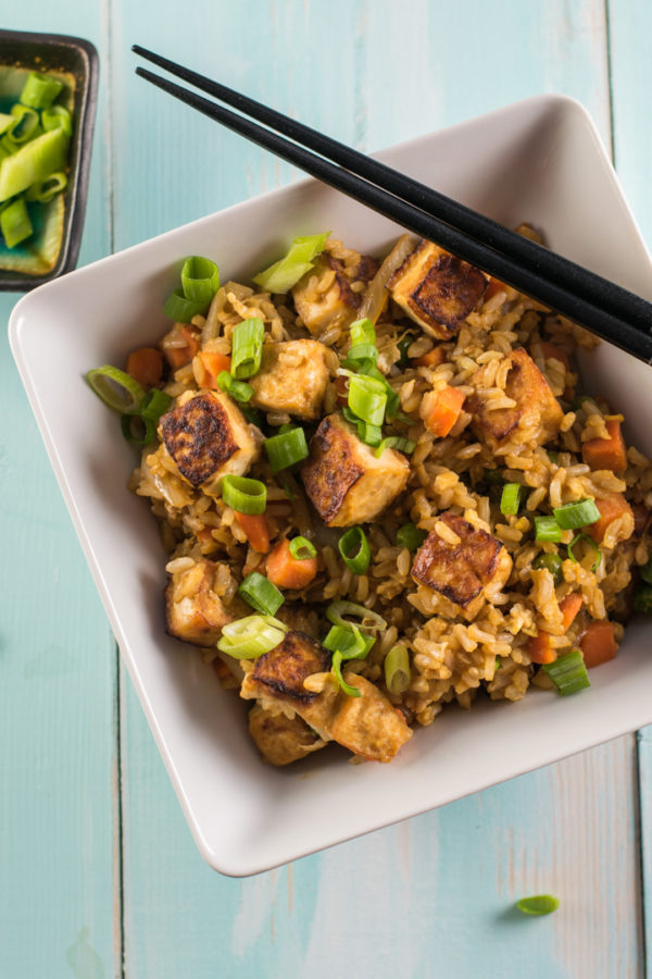 Ginger Tofu Fried Rice