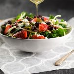 Kale Salad with Poppy Seed dressing