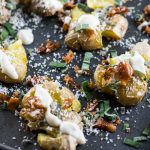 Smashed Potatoes with Sage Sauce