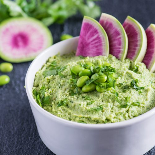 Edamame Avocado Hummus A great summer party dip