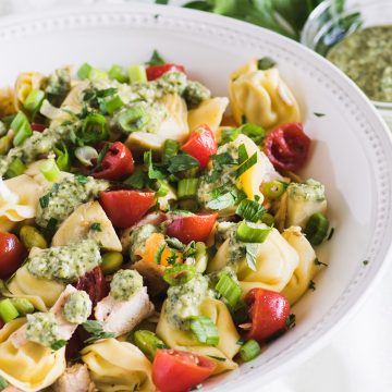 This summer pasta salad is loaded with veggies for a great light summer meal!
