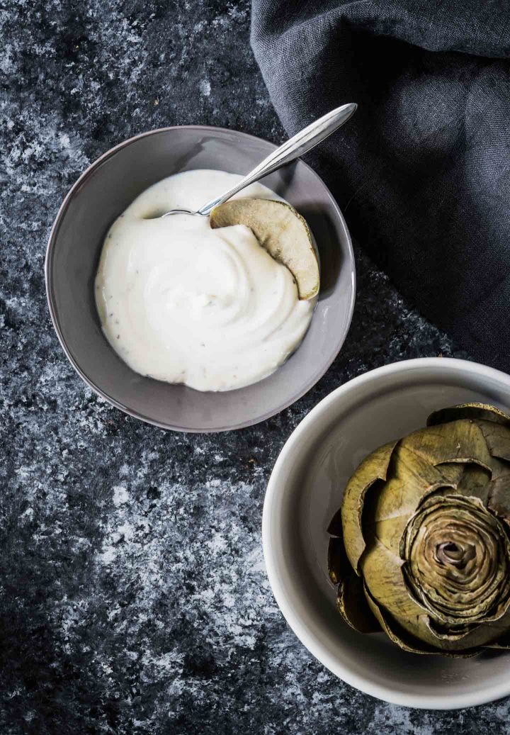 My Favorite Artichoke Dipping Sauce