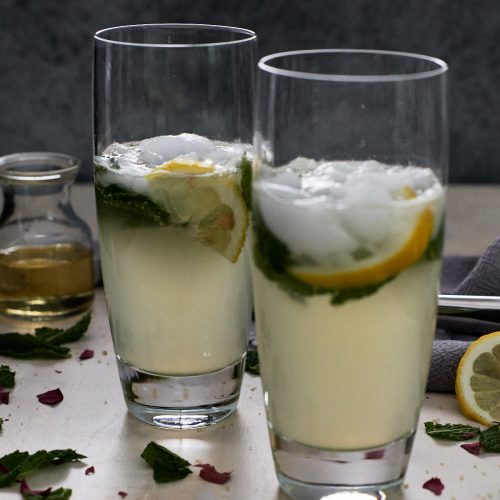 Ginger Mint Lemonade Cocktail Urban Foodie Kitchen