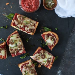 Featured Image | french bread pizza slices