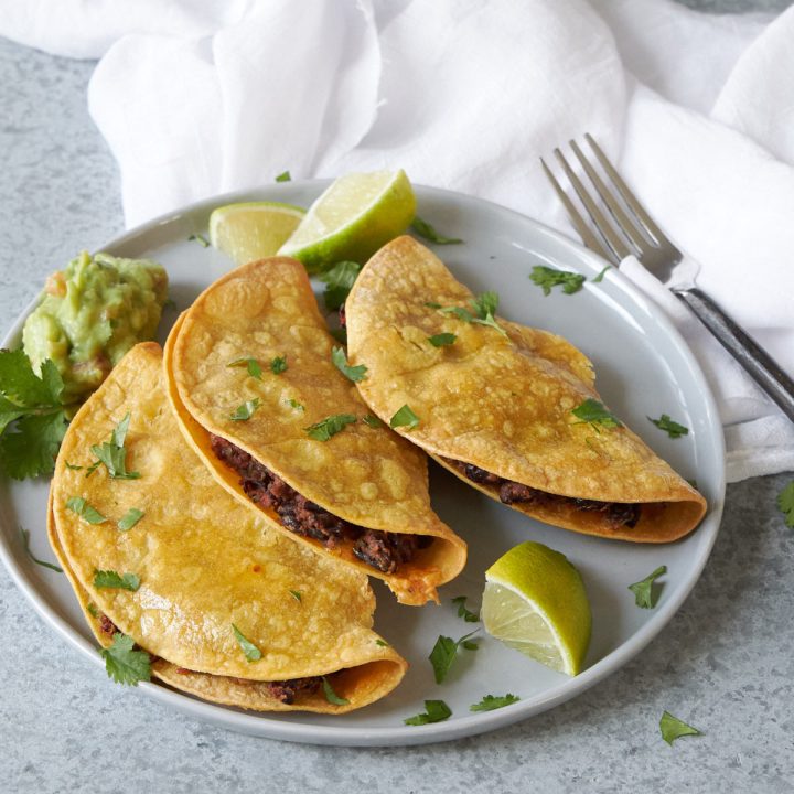 Featured Image | Crispy Black Bean Tacos